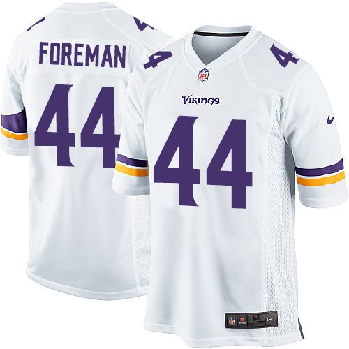Men Minnesota Vikings #44 Chuck Foreman Nike White Game NFL Jersey->minnesota vikings->NFL Jersey